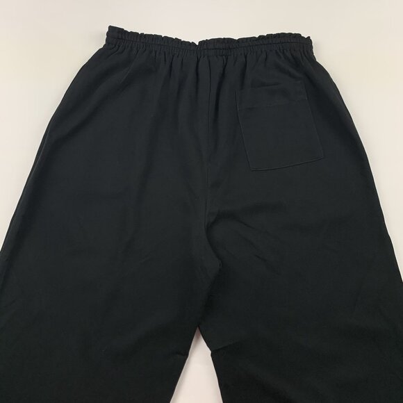 Old Navy Retro Black Lightweight Pull On Wide Leg Pants L - Picture 6 of 6